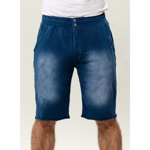 Herren Garment Dyed Shorts - indigo